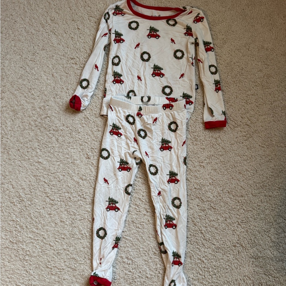 Kyte BABY Red and White Pajama Set